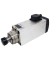 Motor spindle refrigerado a ar de 6KW com conector ER32, ideal para aplicações industriais.