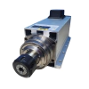 Motor spindle refrigerado à ar de 7,5KW 10CV, com pinça ER32 e conector elétrico, oferece alta potência e desempenho superior para máquinas CNC e aplicações de usinagem de precisão.