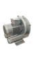 Bomba de vácuo de estágio único, 220/380V e 1.5KW, com design robusto e motor potente.