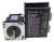Kit motor de passo NEMA 34 com driver DMA860H, mostrando motor e controlador lado a lado.