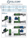 Desenho técnico do cabeçote spindle SC55 (ATC) com especificações de funcionamento e dimensões.