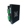 Driver digital para motor de passo DM860A com conectores e dissipador de calor.