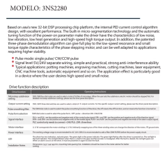Manual de instruções do Kit Motor de Passo Trifásico, destacando características e especificações técnicas.