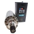 Kit motor spindle refrigerado a ar de 1,5KW (2CV), com inversor e clamp, ideal para máquinas CNC.