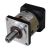 Redutor planetário modelo servo redução 30:1 com flange de 110mm, apresentando eixo metálico e corpo em alumínio.