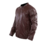 Campera de Cuero Hombre Italia Marron