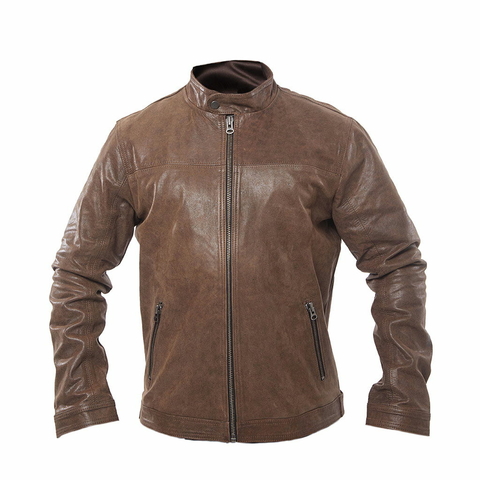 Campera de Cuero Hombre Palermo M Cr