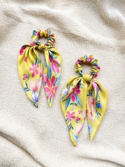 Gomita con lazo Florecer Amarillo