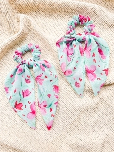 Gomita con Lazo Azalea Celeste