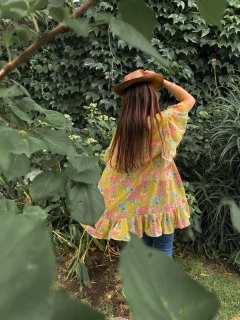 Kimono Florecer Mostaza - comprar online