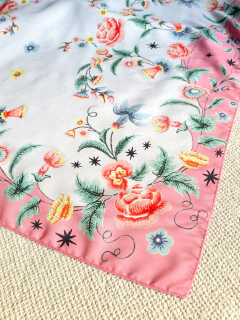 Pañuelo Oaxaca Rosa 70x70 - comprar online