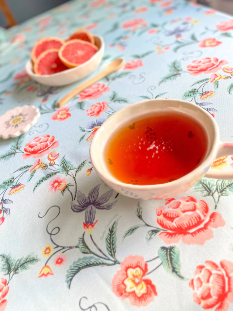 Mantel Oaxaca verde agua 1,45 x 2 m