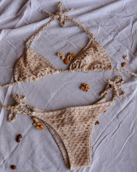 Bikini Cajú crudo - Eloisa Bikinis
