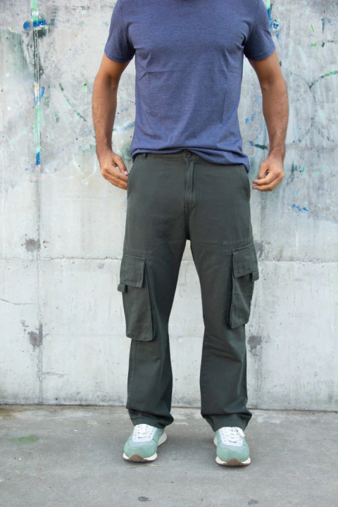 Pantalon Cargo Verde - comprar online