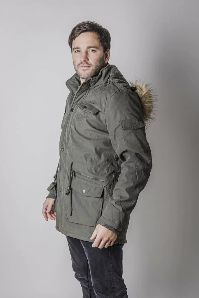Campera Parka Verde Militar thumbnail 3