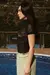 BLUSA RENDA C/ GOLA ALTA - Clecia Fashion