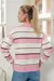 BLUSA POLO MANGA LONGA LISTRA BICOLOR C/ BOTOES - loja online