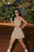 CONJ.MALHA CROPPED E MINI SAIA PLISSADA - loja online