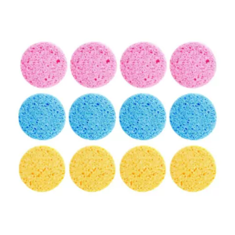 Pack X 12 Esponja De Celulosa Para Limpieza Facial C1017