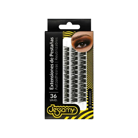 Imagen de Extensiones De Pestañas Postizas Autoadhesivas En Ramillete