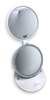 Imagen de Espejo Para Maquillaje Con Luz Led Plegable Aumento 5x E156
