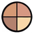 Corrector De Ojeras Cuarteto Cremoso Xúlu Z147 - Lucila Beauty Shop