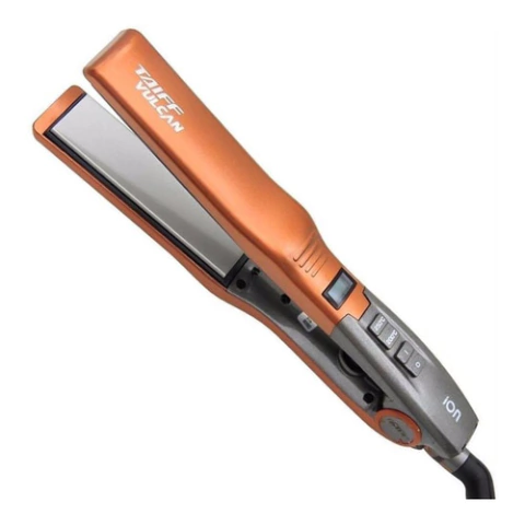 Planchita De Pelo Taiff Vulcan Cobre Y Gris 110v/220v