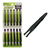 Pinza Para Depilar Xzn Hueca Negra Cartón X12 Unidades P410 - tienda online