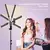Luz Led Estrella Regulable 6 Brazos Flexibles Tripode L600