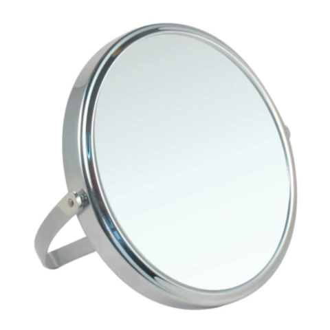 Espejo De Metal Para Pared Aumento 7x Diámetro 17cm E1590