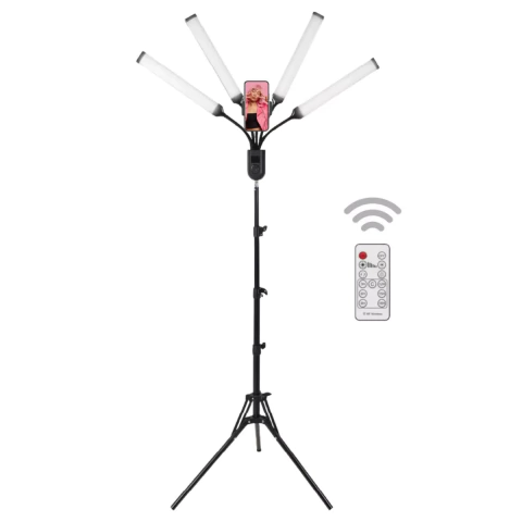 Luz Led Estrella Regulable 4 Brazos Flexibles Tripode L400