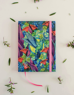 CUADERNO COLIBRIÉS TURQUESA - CHICO 10 X 15 CM