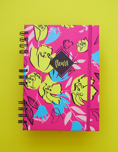 Cuaderno Fleurs Magenta A5