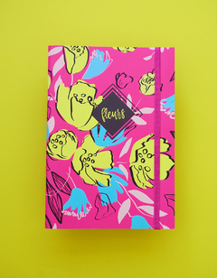 Libreta Fleurs Magenta