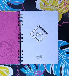 Cuaderno Fleurs Negro A5 en internet