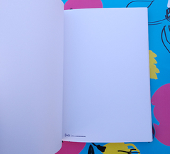 Libreta Fleurs Cyan - Tienda Efecto Berenjena
