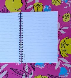 Cuaderno Fleurs Magenta A4