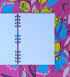 Imagen de Cuaderno Fleurs Magenta A5