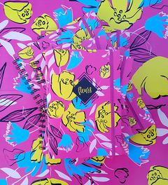 Cuaderno Fleurs Magenta A5