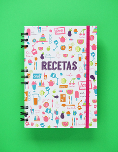 Recetario MULTICOLOR con LOMO - comprar online