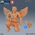 Tengu Espadachim - Sem Pintura, Miniatura 3D Média Para Rpg de Mesa