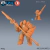 Encouraçado de Ferro com Lança - Sem Pintura, Miniatura 3D Grande Para RPG de Mesa