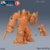 Encouraçado de Ferro com Espadas - Sem Pintura, Miniatura 3D Grande Para RPG de Mesa