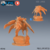 Tartaruga Marinha Gigante Conjurando - Sem Pintura, Miniatura 3D Grande Para RPG de Mesa