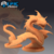 Serpe do Pantano - Sem Pintura, Miniatura 3D Imenso Para RPG de Mesa
