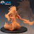 Naga do Pantano - Sem Pintura, Miniatura 3D Grande Para RPG de Mesa