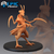 Homem Louva-a-Deus - Sem Pintura, Miniatura 3D Grande Para Rpg de Mesa