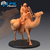 Ginete de Camelo - Sem Pintura, Miniatura 3D Grande Para Rpg de Mesa
