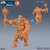 Zumbi Ogro - Sem Pintura, Miniatura 3D Grande Para Rpg de Mesa
