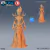 Lich Ardente - Sem Pintura, Miniatura 3D Média Para Rpg de Mesa